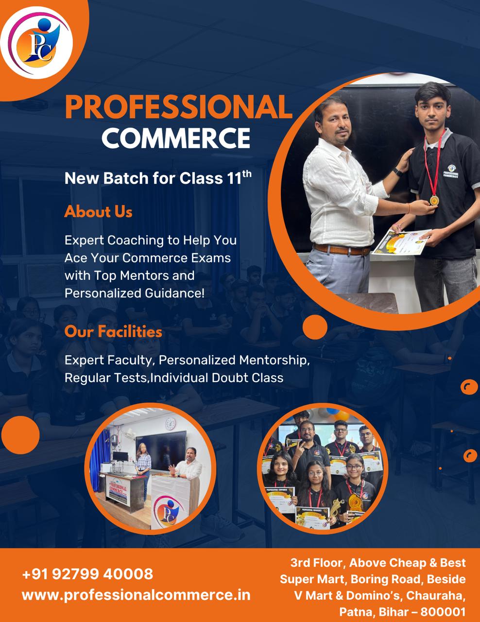 Best Commerce Coaching in Boring road patna